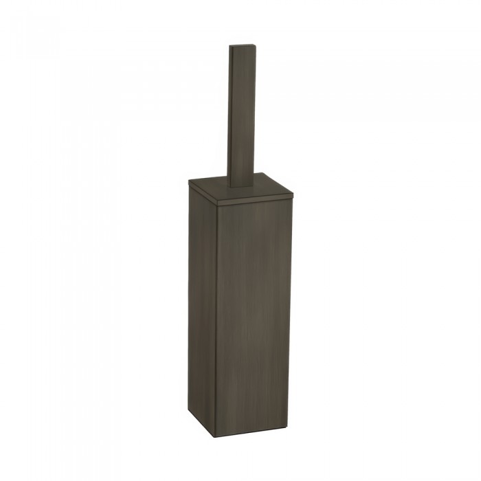 Πιγκάλ Δαπέδου Βαρέως Τύπου (AISI 304) W8xD8xH39.5cm Dark Bronze Mat Sanco Toilet Brush Holders 90572-DM25