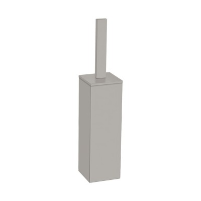 Πιγκάλ Δαπέδου Βαρέως Τύπου (AISI 304) W8xD8xH39.5cm Cement Gray Mat Sanco Toilet Brush Holders 90572-M104