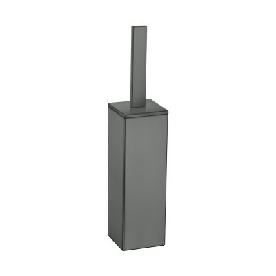 Πιγκάλ Δαπέδου Βαρέως Τύπου (AISI 304) W8xD8xH39.5cm Anthracite Grained Sanco Toilet Brush Holders 90572-M118