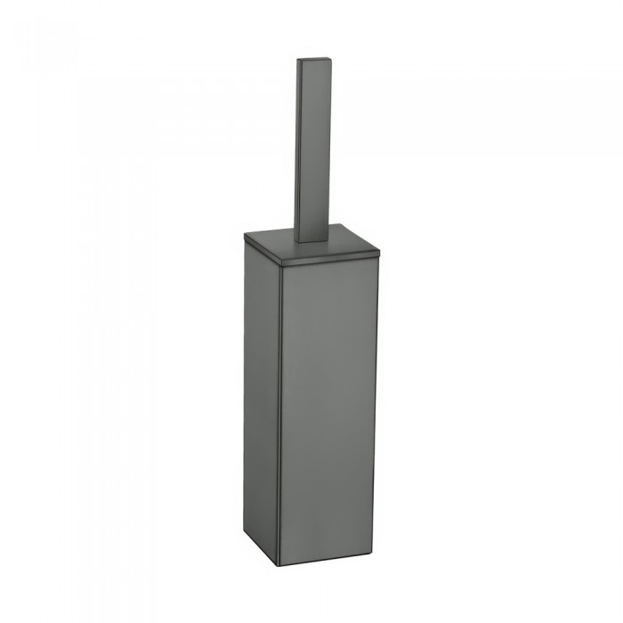 Πιγκάλ Δαπέδου Βαρέως Τύπου (AISI 304) W8xD8xH39.5cm Anthracite Grained Sanco Toilet Brush Holders 90572-M118