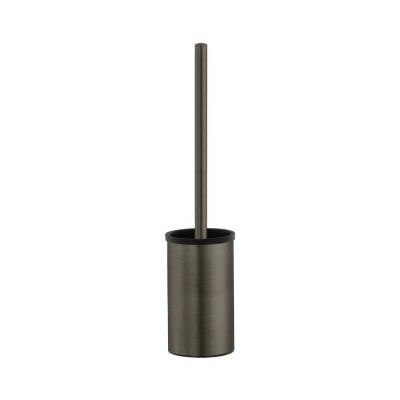 Πιγκάλ Δαπέδου (AISI 304) Ø9xH36cm Dark Bronze Mat Sanco Toilet Brush Holders 90593-DM25