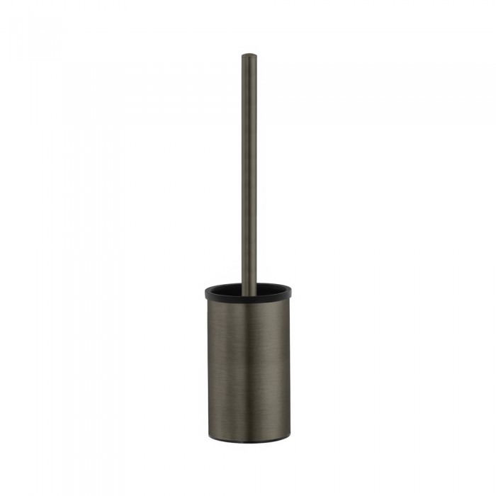 Πιγκάλ Δαπέδου (AISI 304) Ø9xH36cm Dark Bronze Mat Sanco Toilet Brush Holders 90593-DM25