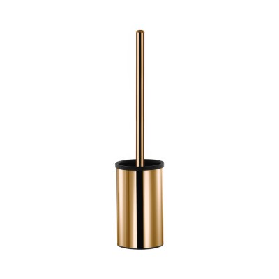 Πιγκάλ Δαπέδου (AISI 304) Ø9xH36cm PVD Warm Bronze Polished Sanco Toilet Brush Holders 90593-PVD-01PL