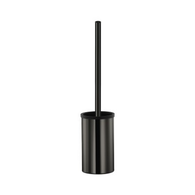 Πιγκάλ Δαπέδου (AISI 304) Ø9xH36cm PVD Gun Metal Polished Sanco Toilet Brush Holders 90593-PVD-05PL