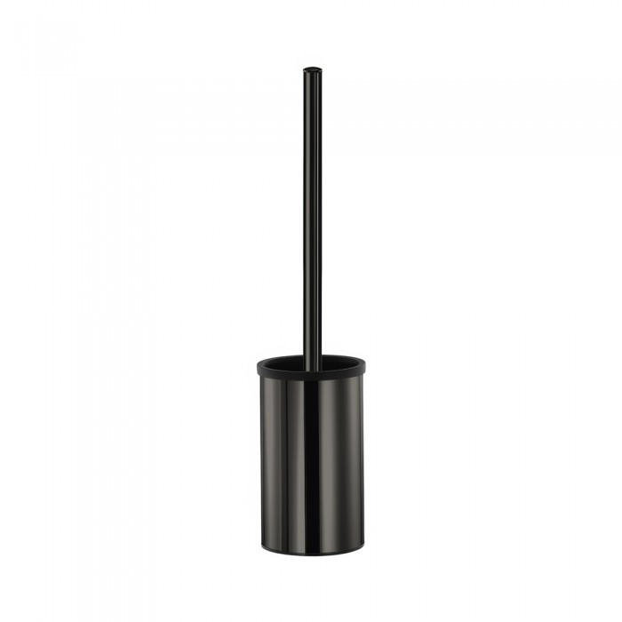 Πιγκάλ Δαπέδου (AISI 304) Ø9xH36cm PVD Gun Metal Polished Sanco Toilet Brush Holders 90593-PVD-05PL
