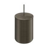 Χαρτοδοχείο 5lt Ø20.5xH40cm Dark Bronze Mat Sanco Waste Bins 90606-DM25