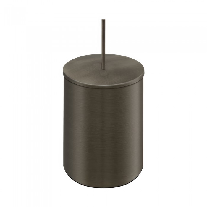 Χαρτοδοχείο 5lt Ø20.5xH40cm Dark Bronze Mat Sanco Waste Bins 90606-DM25
