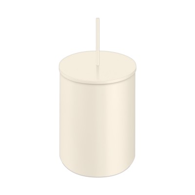Χαρτοδοχείο 5lt Ø20.5xH40cm Beige Mat Sanco Waste Bins 90606-M102