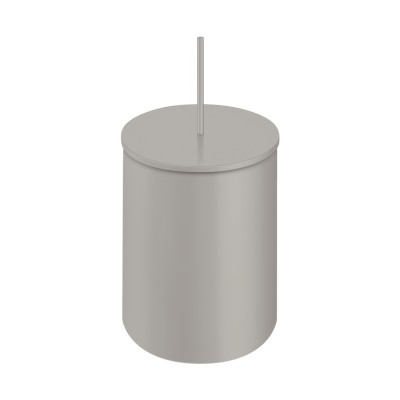 Χαρτοδοχείο 5lt Ø20.5xH40cm Cement Gray Mat Sanco Waste Bins 90606-M104