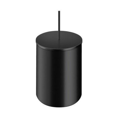 Χαρτοδοχείο 5lt Ø20.5xH40cm Black Mat Sanco Waste Bins 90606-M116
