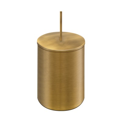 Χαρτοδοχείο 5lt Ø20.5xH40cm Bronze Mat Sanco Waste Bins 90606-M25