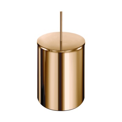 Χαρτοδοχείο 5lt Ø20.5xH40cm PVD Warm Bronze Polished Sanco Waste Bins 90606-PVD-01PL