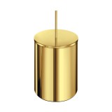 Χαρτοδοχείο 5lt Ø20.5xH40cm PVD Golden Brass Polished Sanco Waste Bins 90606-PVD-02PL