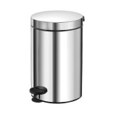 Χαρτοδοχείο 12lt (AISI 304) Ø20.5xH40cm Inox Sanco Waste Bins 90611-A90