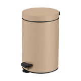 Χαρτοδοχείο 12lt (AISI 304) Ø20.5xH40cm Mocha Mat Sanco Waste Bins 90611-M103