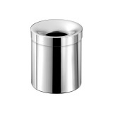 Χαρτοδοχείο Ανοιχτό 5lt Ø20.5xH24.5cm Chrome Sanco Open Bins 90650-A03