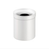 Χαρτοδοχείο Ανοιχτό 5lt Ø20.5xH24.5cm White Mat Sanco Open Bins 90650-M101