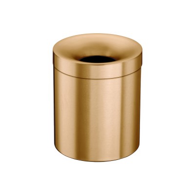 Χαρτοδοχείο Ανοιχτό 5lt Ø20.5xH24.5cm PVD Warm Bronze Brushed Sanco Open Bins 90650-PVD-01BR