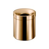 Χαρτοδοχείο Ανοιχτό 5lt Ø20.5xH24.5cm PVD Warm Bronze Polished Sanco Open Bins 90650-PVD-01PL