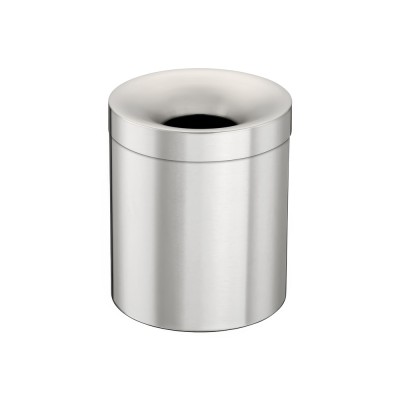 Χαρτοδοχείο Ανοιχτό 5lt Ø20.5xH24.5cm PVD Nickel Steel Sanco Open Bins 90650-PVD-11BR