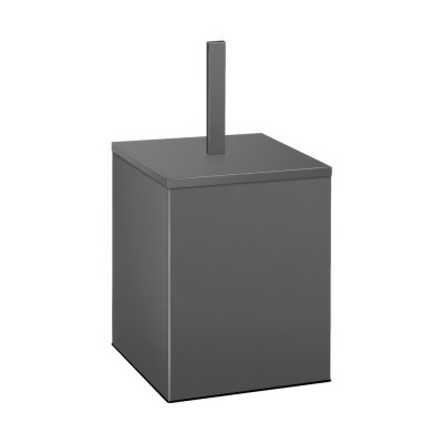 Χαρτοδοχείο 5lt (AISI 304) W18xD18xH40cm Graphite Dark Sanco Waste Bins 90653-122