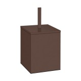 Χαρτοδοχείο 5lt (AISI 304) W18xD18xH40cm Wenge Grained Sanco Waste Bins 90653-A75