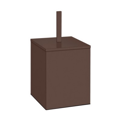Χαρτοδοχείο 5lt (AISI 304) W18xD18xH40cm Wenge Grained Sanco Waste Bins 90653-A75