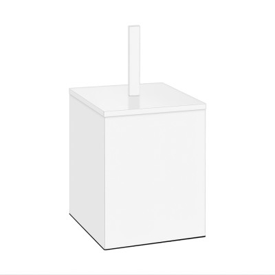 Χαρτοδοχείο 5lt (AISI 304) W18xD18xH40cm White Mat Sanco Waste Bins 90653-M101
