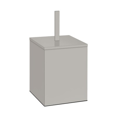 Χαρτοδοχείο 5lt (AISI 304) W18xD18xH40cm Cement Gray Mat Sanco Waste Bins 90653-M104