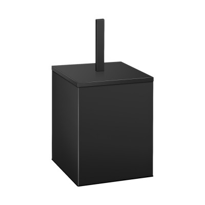 Χαρτοδοχείο 5lt (AISI 304) W18xD18xH40cm Black Mat Sanco Waste Bins 90653-M116