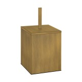 Χαρτοδοχείο 5lt (AISI 304) W18xD18xH40cm Bronze Mat Sanco Waste Bins 90653-M25