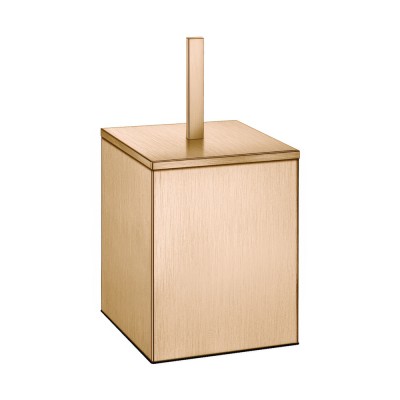 Χαρτοδοχείο 5lt (AISI 304) W18xD18xH40cm PVD Warm Bronze Brushed Sanco Waste Bins 90653-PVD-01BR