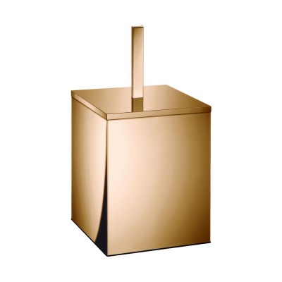 Χαρτοδοχείο 5lt (AISI 304) W18xD18xH40cm PVD Warm Bronze Polished Sanco Waste Bins 90653-PVD-01PL