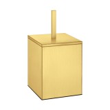 Χαρτοδοχείο 5lt (AISI 304) W18xD18xH40cm PVD Golden Brass Brushed Sanco Waste Bins 90653-PVD-02BR