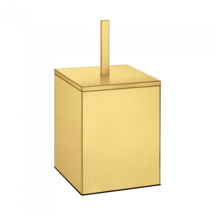 Χαρτοδοχείο 5lt (AISI 304) W18xD18xH40cm PVD Golden Brass Brushed Sanco Waste Bins 90653-PVD-02BR