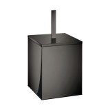 Χαρτοδοχείο 5lt (AISI 304) W18xD18xH40cm PVD Gun Metal Polished Sanco Waste Bins 90653-PVD-05PL