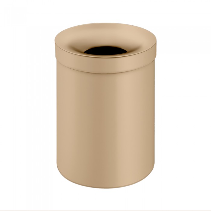 Χαρτοδοχείο Ανοιχτό 12lt Ø25xH38.5cm Mocha Mat Sanco Open Bins 90654-M103