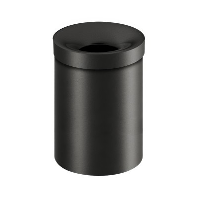 Χαρτοδοχείο Ανοιχτό 12lt Ø25xH38.5cm Graphite Dark Sanco Open Bins 90654-122
