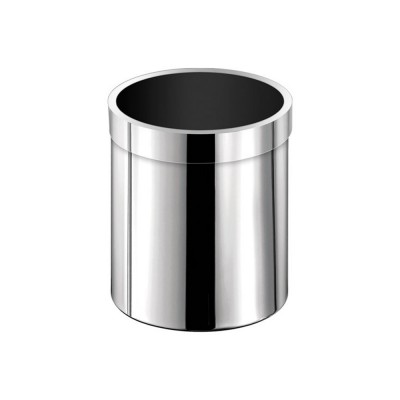 Χαρτοδοχείο Ανοιχτό 5lt Ø20.5xH24.5cm Chrome Sanco Open Bins 90660-A03