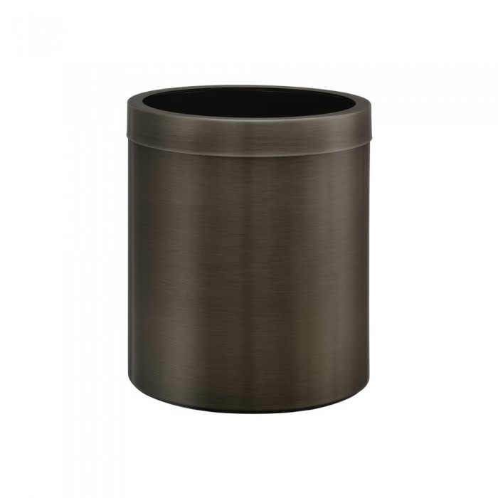 Χαρτοδοχείο Ανοιχτό 5lt Ø20.5xH24.5cm Dark Bronze Mat Sanco Open Bins 90660-DM25