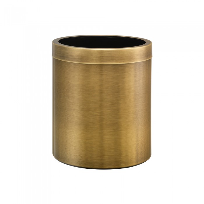 Χαρτοδοχείο Ανοιχτό 5lt Ø20.5xH24.5cm Bronze Mat Sanco Open Bins 90660-M25