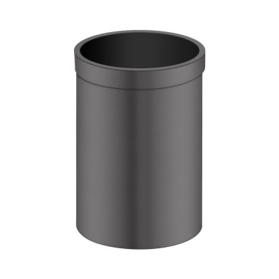 Χαρτοδοχείο Ανοιχτό 12lt Ø25xH38.5cm Graphite Dark Sanco Open Bins 90664-122