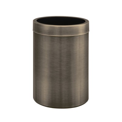 Χαρτοδοχείο Ανοιχτό 12lt Ø25xH38.5cm Dark Bronze Mat Sanco Open Bins 90664-DM25