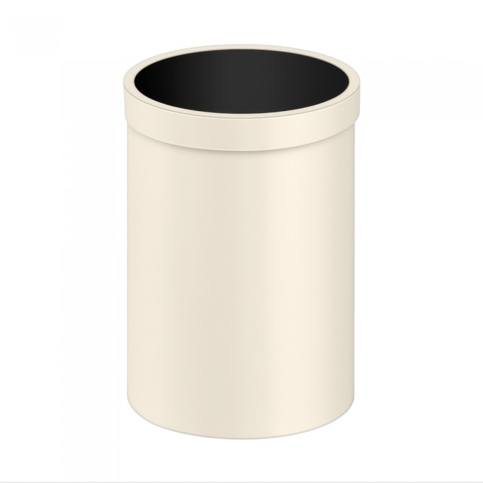 Χαρτοδοχείο Ανοιχτό 12lt Ø25xH38.5cm Beige Mat Sanco Open Bins 90664-M102