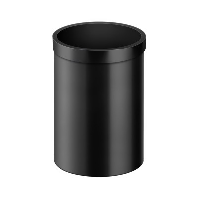 Χαρτοδοχείο Ανοιχτό 12lt Ø25xH38.5cm Black Mat Sanco Open Bins 90664-M116