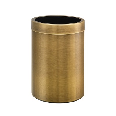 Χαρτοδοχείο Ανοιχτό 12lt Ø25xH38.5cm Bronze Mat Sanco Open Bins 90664-M25