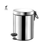 Χαρτοδοχείο 5lt Soft Close (AISI 304) Ø20.5xH28cm Inox Sanco Waste Bins 90680-A90