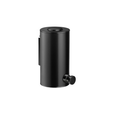 Επιτοίχιο Ντισπένσερ Επαγγελματικό 500ml W8xD12xH15cm Black Mat Sanco Bathroom Set 91330-M116