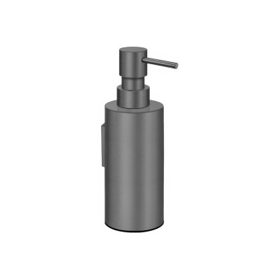 Επιτοίχιο Ντισπένσερ 250ml W6xD7.5xH18.5cm PVD Gun Metal Brushed Sanco Bathroom Set 91351-PVD-05BR