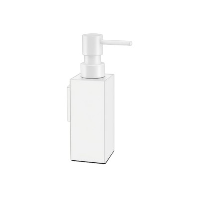 Επιτοίχιο Ντισπένσερ 250ml W5xD6.5xH18.5cm White Mat Sanco Bathroom Set 91353-M101